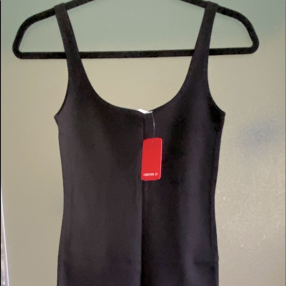 Sexy Black Bodycon Tank Dress